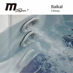 MSPA Baikal Hydro Massage Hot Tub - 4 Person Inflatable Bubble Spa - E-BA049