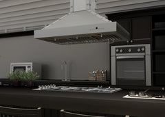 ZLINE 30" Designer Series Stainless Island Range Hood - KB2i-4SSXS-30