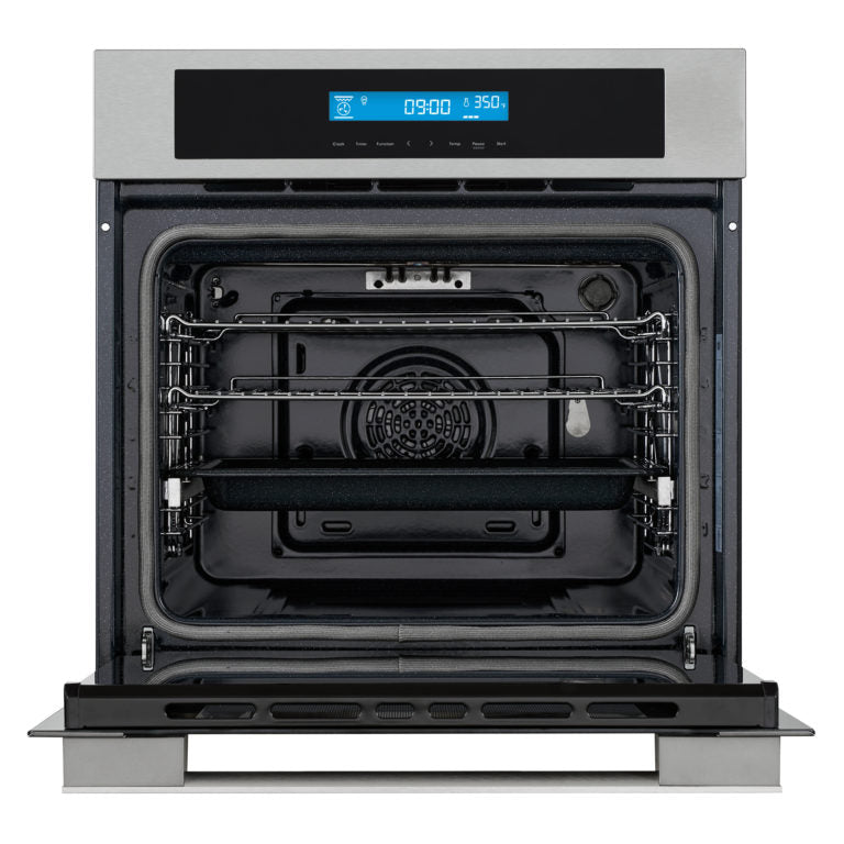 Cosmo 3 Piece Appliance Package With 24" Single Electric Wall Oven 30" Electric Cooktop 30" Under Cabinet Range Hood