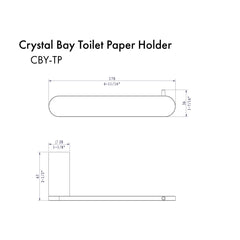 ZLINE Crystal Bay Toilet Paper Holder - CBY-TP
