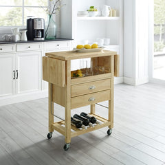 Crosley Bristol 45 Inch Double Drop Leaf Kitchen Cart - CF3023