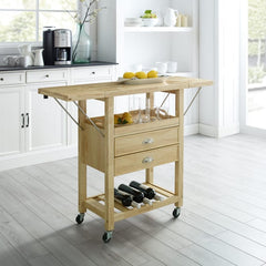 Crosley Bristol 45 Inch Double Drop Leaf Kitchen Cart - CF3023