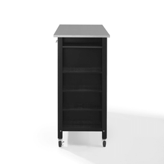 Crosley Savannah 42 Inch Stainless Steel Top Full-Size Kitchen Island/Cart - CF3029SS