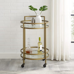Crosley Bailey Round Bar Cart - CF4009