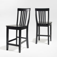 Crosley School House 18.25 Inch 2pc Counter Stool Set - CF500324