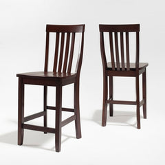 Crosley School House 18.25 Inch 2pc Counter Stool Set - CF500324