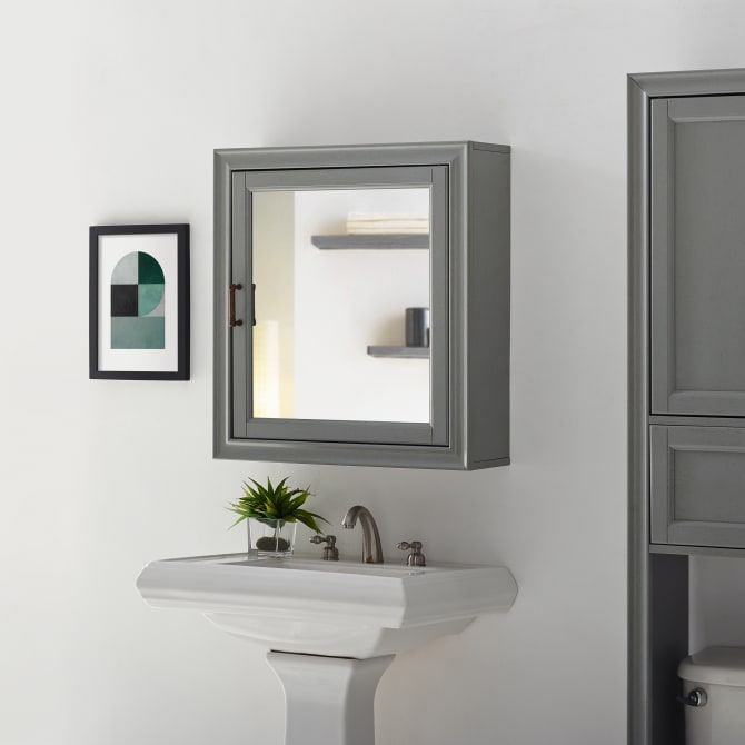 Crosley Tara Mirrored Wall Cabinet - CF7010