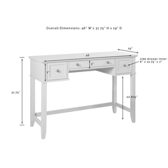 Crosley Vista 46 Inch Desk - CF7013