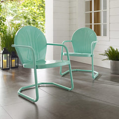 Crosley Griffith 22 Inch Outdoor Metal Armchair - CO1001A