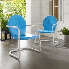 Crosley Griffith 22 Inch Outdoor Metal Armchair - CO1001A