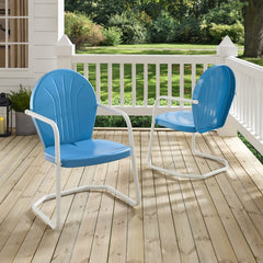 Crosley Griffith 22 Inch Outdoor Metal Armchair - CO1001A