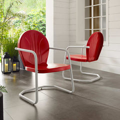 Crosley Griffith 22 Inch Outdoor Metal Armchair - CO1001A