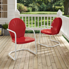 Crosley Griffith 22 Inch Outdoor Metal Armchair - CO1001A