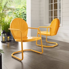 Crosley Griffith 22 Inch Outdoor Metal Armchair - CO1001A