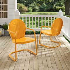 Crosley Griffith 22 Inch Outdoor Metal Armchair - CO1001A