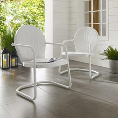 Crosley Griffith 22 Inch Outdoor Metal Armchair - CO1001A