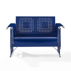 Crosley Bates 48 3/4 Inch Outdoor Metal Loveseat Glider - CO1024