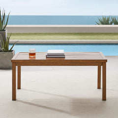 Crosley Ridley Outdoor Metal Coffee Table Brown - CO6243-BR