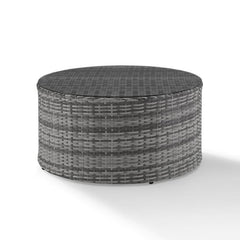 Crosley Catalina 32 Inch Outdoor Wicker Round Coffee Table - CO7121