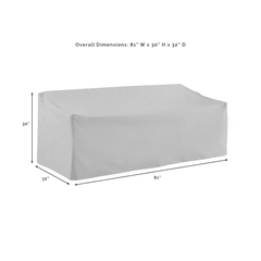 Crosley 81 Inch Outdoor Sofa Furniture Cover - CO7503