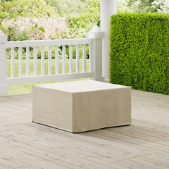 Crosley 33 Inch Outdoor Square Table And Ottoman Furniture Cover - CO7507