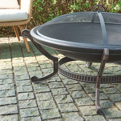 Crosley 35 Inch Ashland Firepit Black - CO9003A-BK