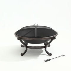 Crosley 35 Inch Ashland Firepit Black - CO9003A-BK