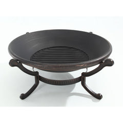 Crosley 35 Inch Ashland Firepit Black - CO9003A-BK