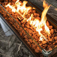 Deko Living 20lbs Wicker Gas Outdoor Firepit Table - COB10002