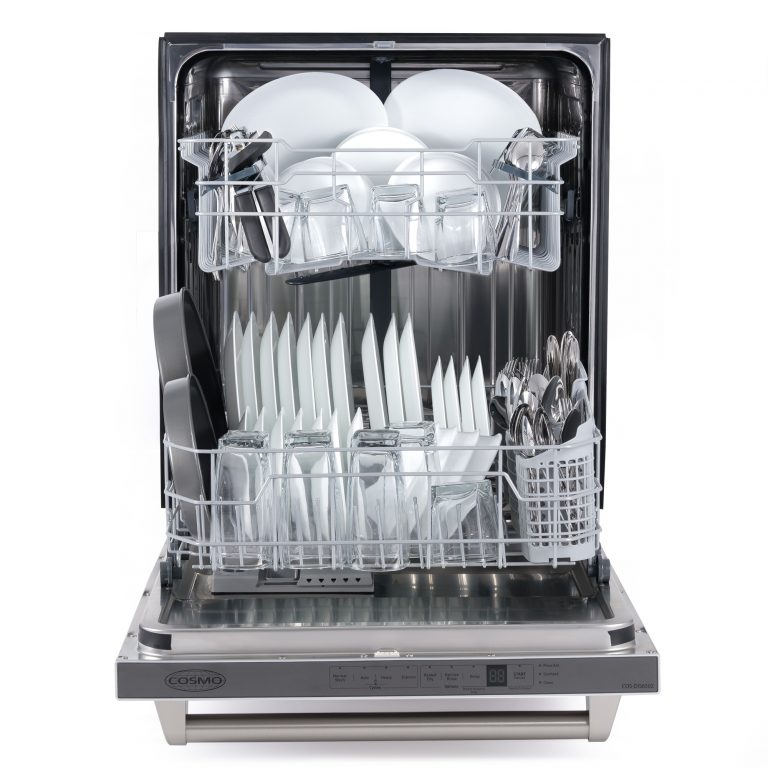 Cosmo 24" Top Control Built-In Tall Tub Dishwasher Fingerprint Resistant,  Stainless Steel - COS-DIS6502