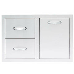 Summerset 33" 2-Drawer & Vented LP Tank Pullout Drawer Combo - SSDC2-33LP