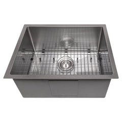 ZLINE 23 in. Meribel Undermount Single Bowl Stainless Steel Kitchen Sink with Bottom Grid, SRS-23