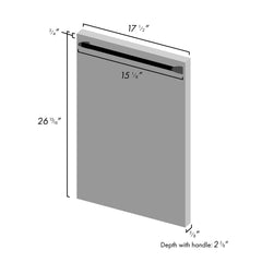 ZLINE 18" Dishwasher Panel with Traditional Handle - DP-18