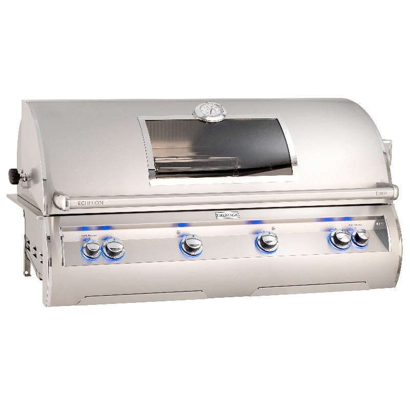 Fire Magic Grills Echelon 50 Inch Built-In Grill with Analog Thermometer with View Window - E1060I-8A-W