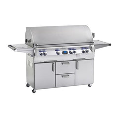 Fire Magic Grills Echelon Diamond 117 Inch Free-Standing Grill with Single Side Burner, Rotisserie and Digital Thermometer - E1060S-81-62