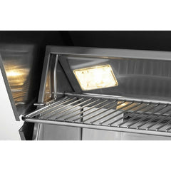 Fire Magic Grills Aurora 81 Inch Free-Standing Gas and Charcoal Combo Grill with Analog Thermometer - A830S-7A-61-CB