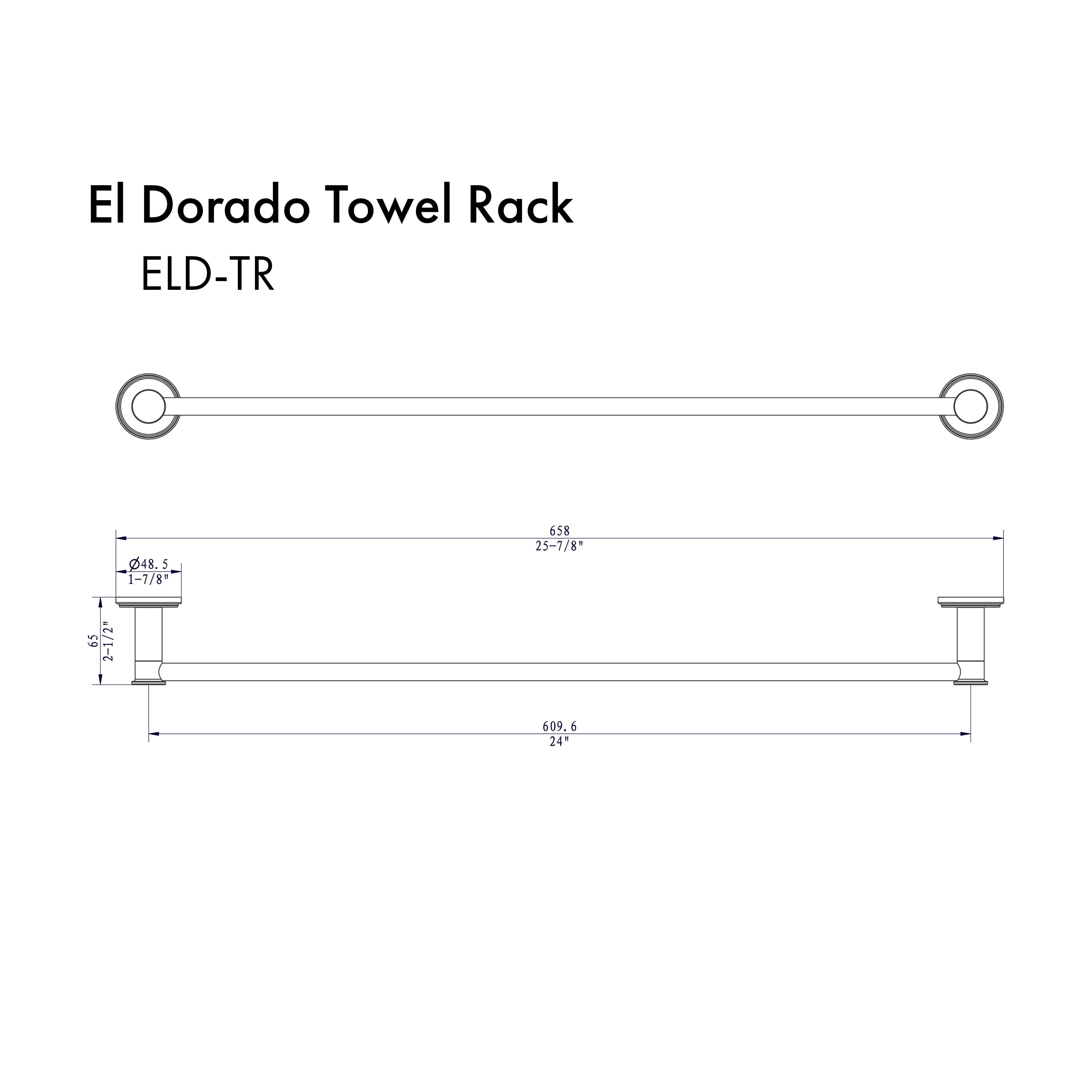 ZLINE El Dorado Towel Rail  ELD-TR-BN