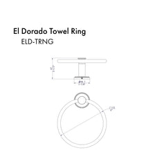 ZLINE El Dorado Towel Ring - ELD-TRNG
