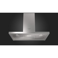 Fulgor Milano Package 30" Double Electric Wall Oven, 36" French Door Refrigerator, 30" Gas Rangetop, 30" Wall Mount Range Hood and 24" Built-In Dishwasher