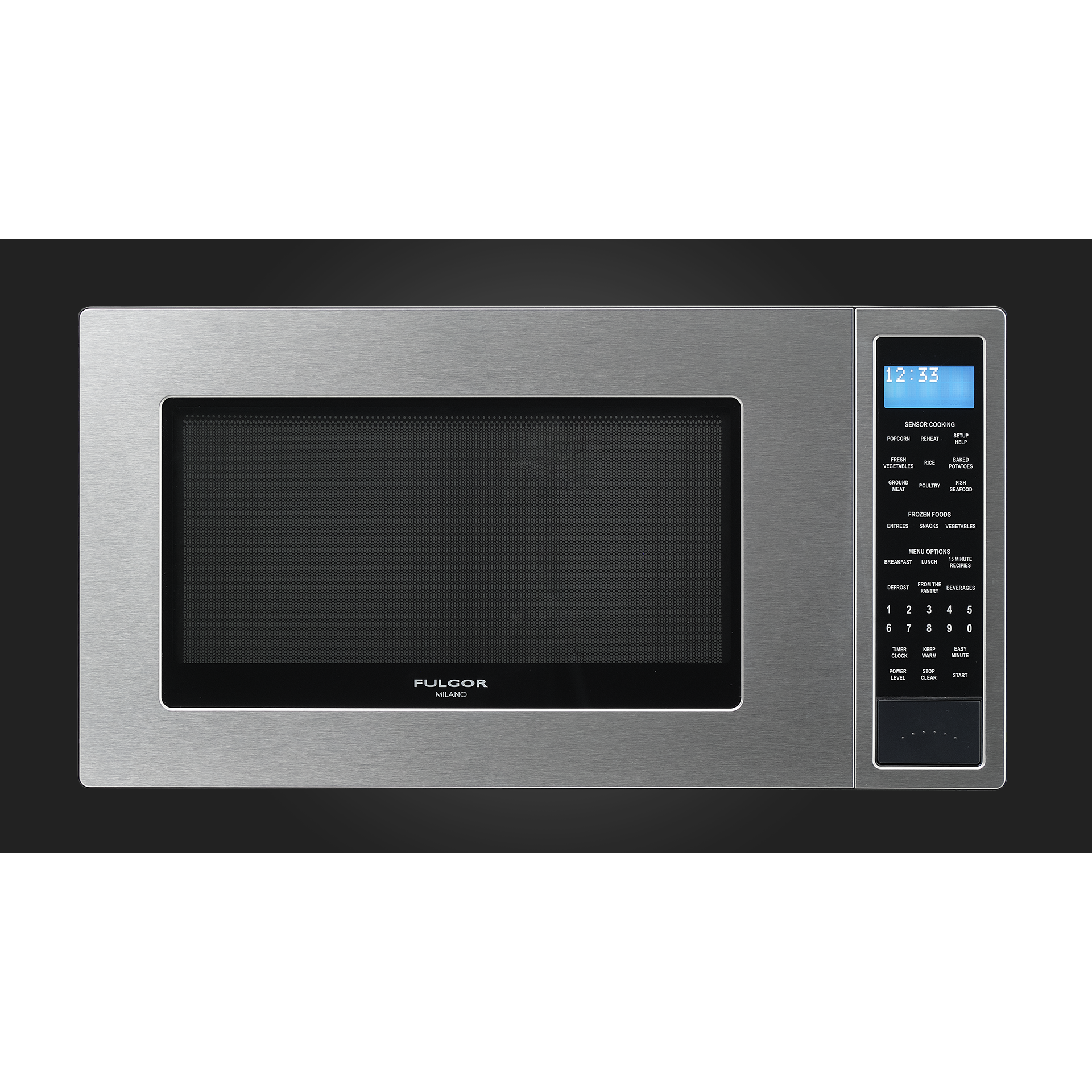 Fulgor Milano 24" Countertop Microwave Oven with 2.0 Cu. Ft. Capacity, Stainless Steel - F4MWO24S1