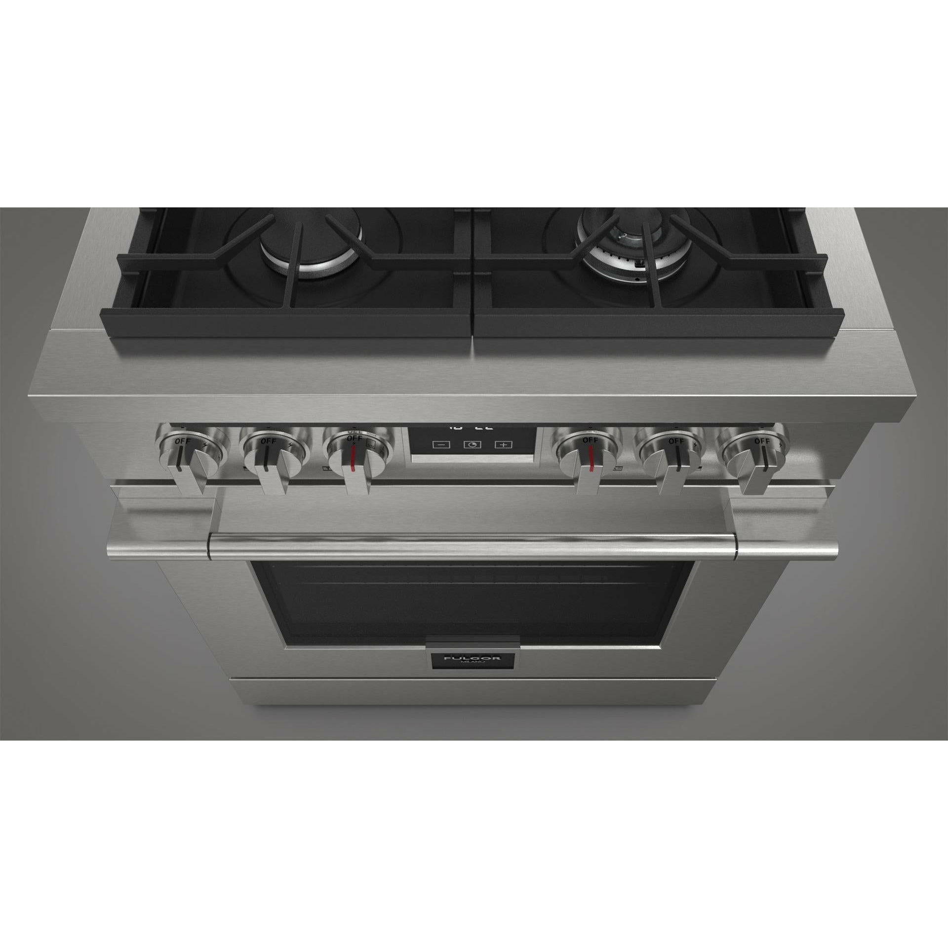 Fulgor Milano 30" Freestanding All Gas Range with 2 Duel Flame Burners, Stainless Steel - F4PGR304S2