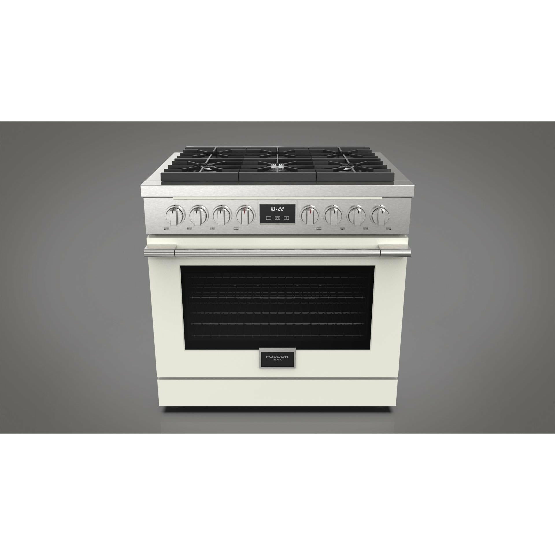 Fulgor Milano 36" Freestanding All Gas Range with 3 Duel Flame Burners, Stainless Steel - F4PGR366S2