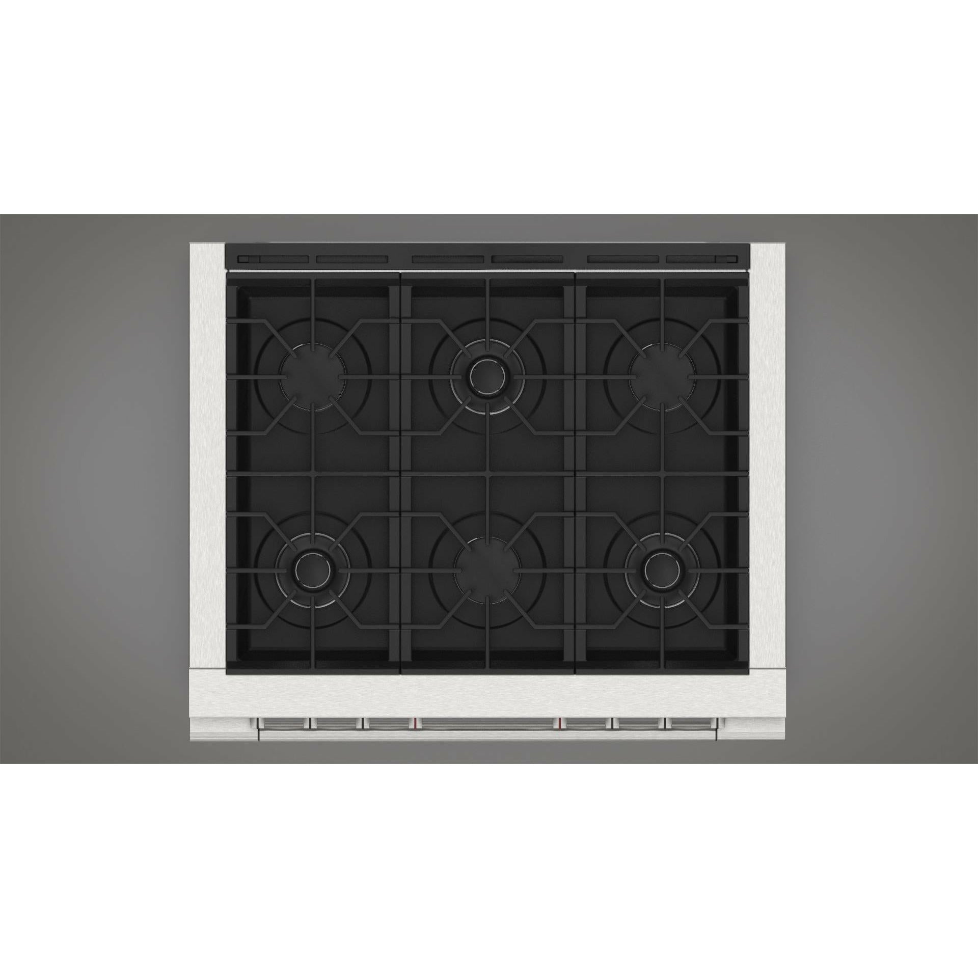Fulgor Milano 36" Freestanding All Gas Range with 3 Duel Flame Burners, Stainless Steel - F4PGR366S2
