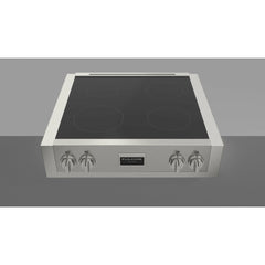 Fulgor Milano Package 30" Electric Wall Oven, 36" French Door Refrigerator, 30" Rangetop, 30" Wall Mount Hood and 24" Built-In Dishwasher