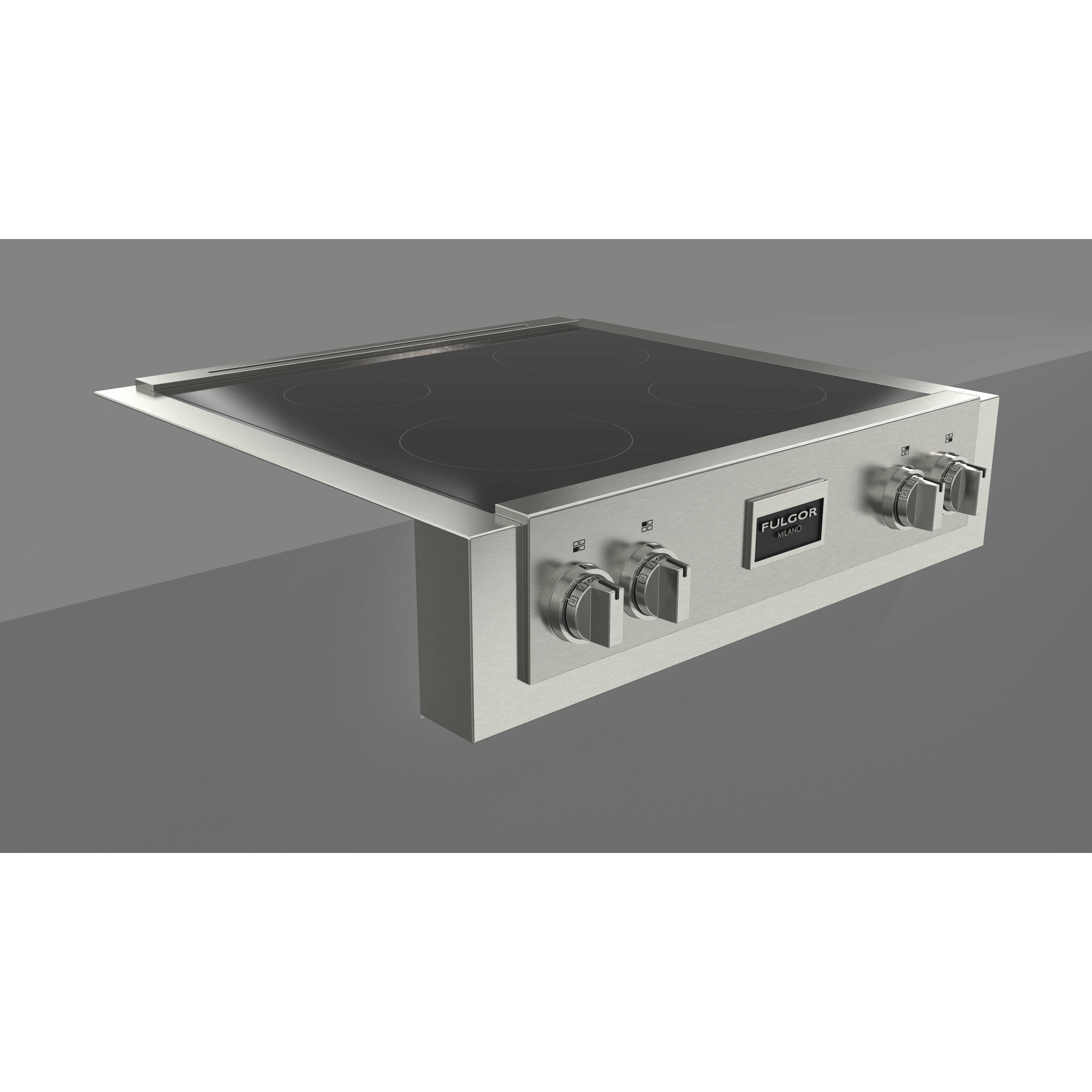 Fulgor Milano 30" Induction Rangetop with 4 Cooking Zones, Stainless Steel - F6IRT304S1