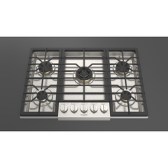 Fulgor Milano 30" Pro-Style Natural Gas Cooktop with 1 Center Dual Burner - F6PGK305S1