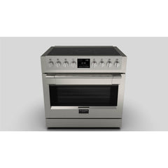 Fulgor Milano 36" Induction Freestanding Pro-Range with 5 Induction Zones, 5.7 Cu. Ft. Capacity - F6PIR365S1