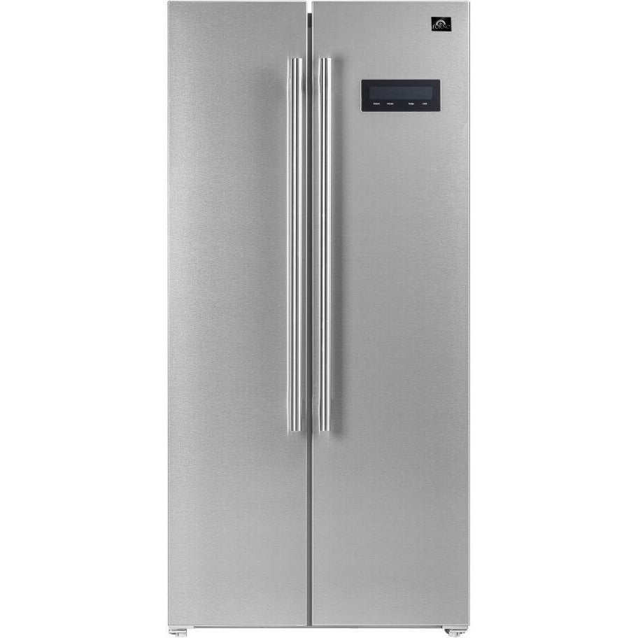 Forno 33 in. 15.62 cu.ft. French Door Refrigerator in Stainless Steel, FFRBI1805-33S