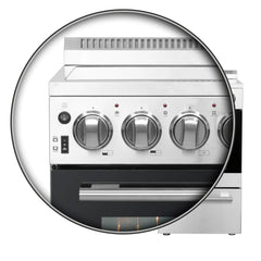 Forno 20" Pallerano Electric Range with 4 Burners in Stainless Steel - FFSEL6052-20