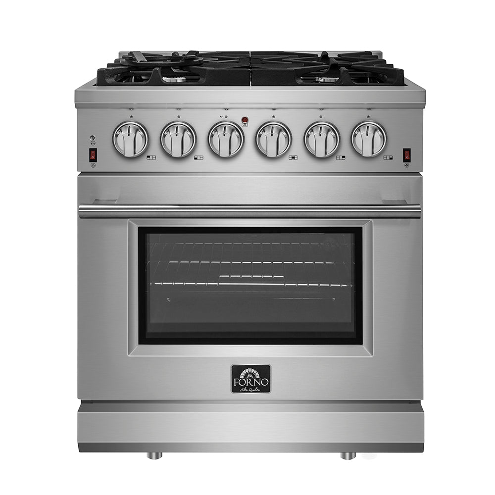 Forno Lseo 30" Gas Range with 5 Burners and Convection Oven - FFSGS6239-30